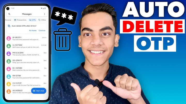 Auto Delete OTP After 24 Hours | How To Delete OTP Automatically After 24 Hours