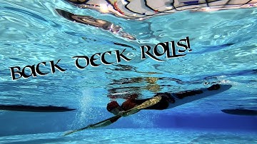 How to BACK DECK ROLL!