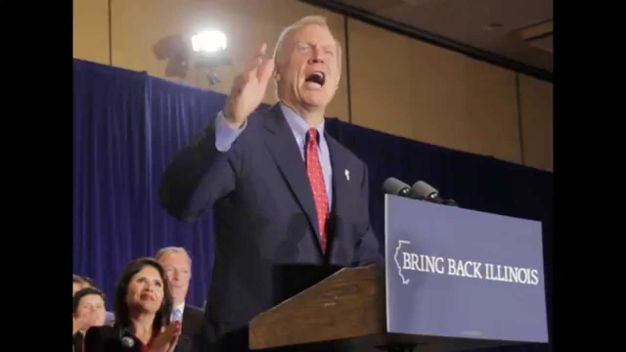 Bruce Rauner Rally Bruce Rauner Wins Illinois Governor's Race - YouTube