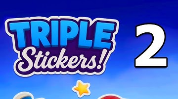 Triple Stickers: Tap & Match Gameplay Walkthrough Part 2 | Android Puzzle Game