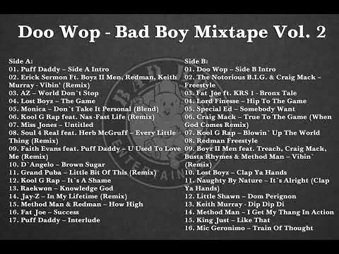 DJ Doo Wop - Bad Boy Mixtape Vol. 2  Classic Mixtape 🔥