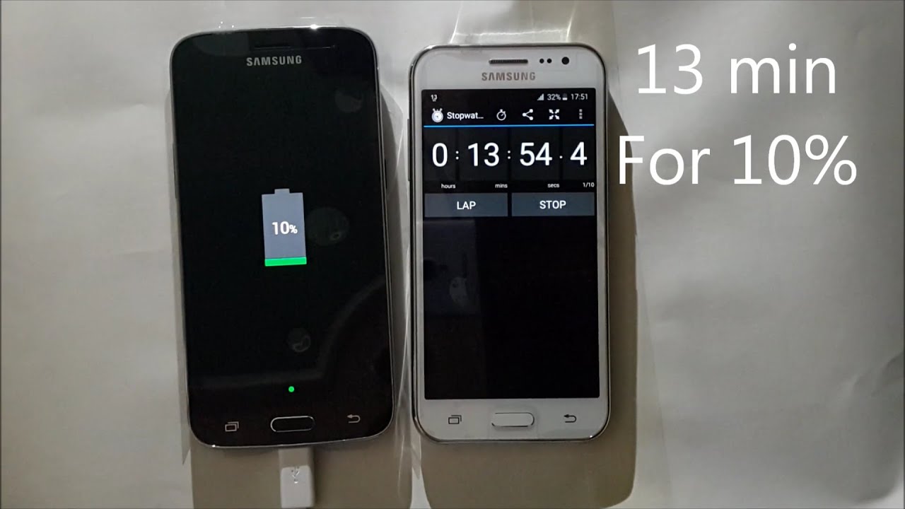 Samsung Galaxy J2 2016 Charging Test: How much time it