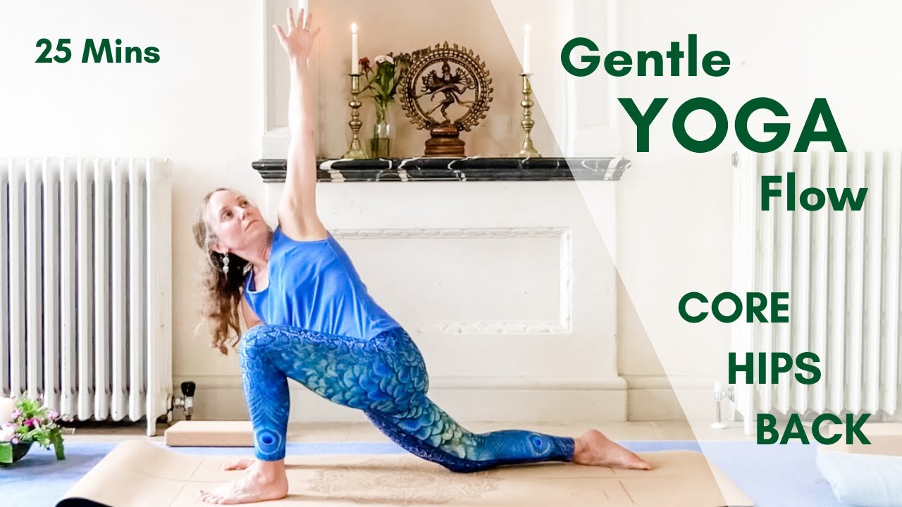 Gentle Yoga with Focus on Core, Hips and Back ~ 25 Mins Pelvic Abdominal Core Yoga | Yoga with Joy