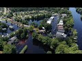 Aerial View Of The Intracoastal Waterway Flooding In Socastee, SC
