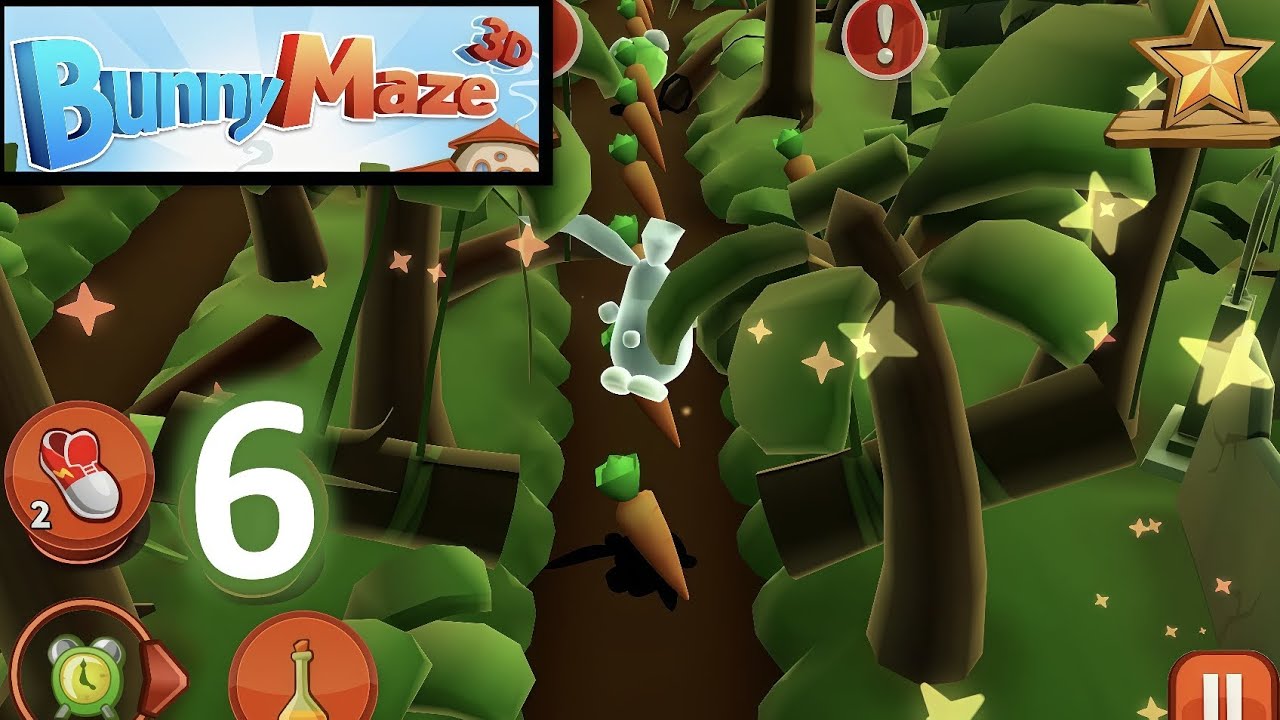 КРОЛИК В ДЖУНГЛЯХ - Bunny Maze 3D #6 - YouTube