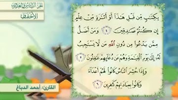 آية٧سورة الأحقاف مكرر القارئ أحمد الدباغ