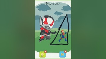 draw 2 save : save the man  ||  draw one part -  (d.o.p) -   #insectwar   #shorts #dop