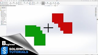 How to join (combine) two parts (bodies) in SolidWorks for beginners