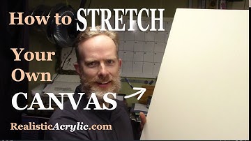 How to Stretch Your Own Artist Canvas (STEP-BY-STEP)