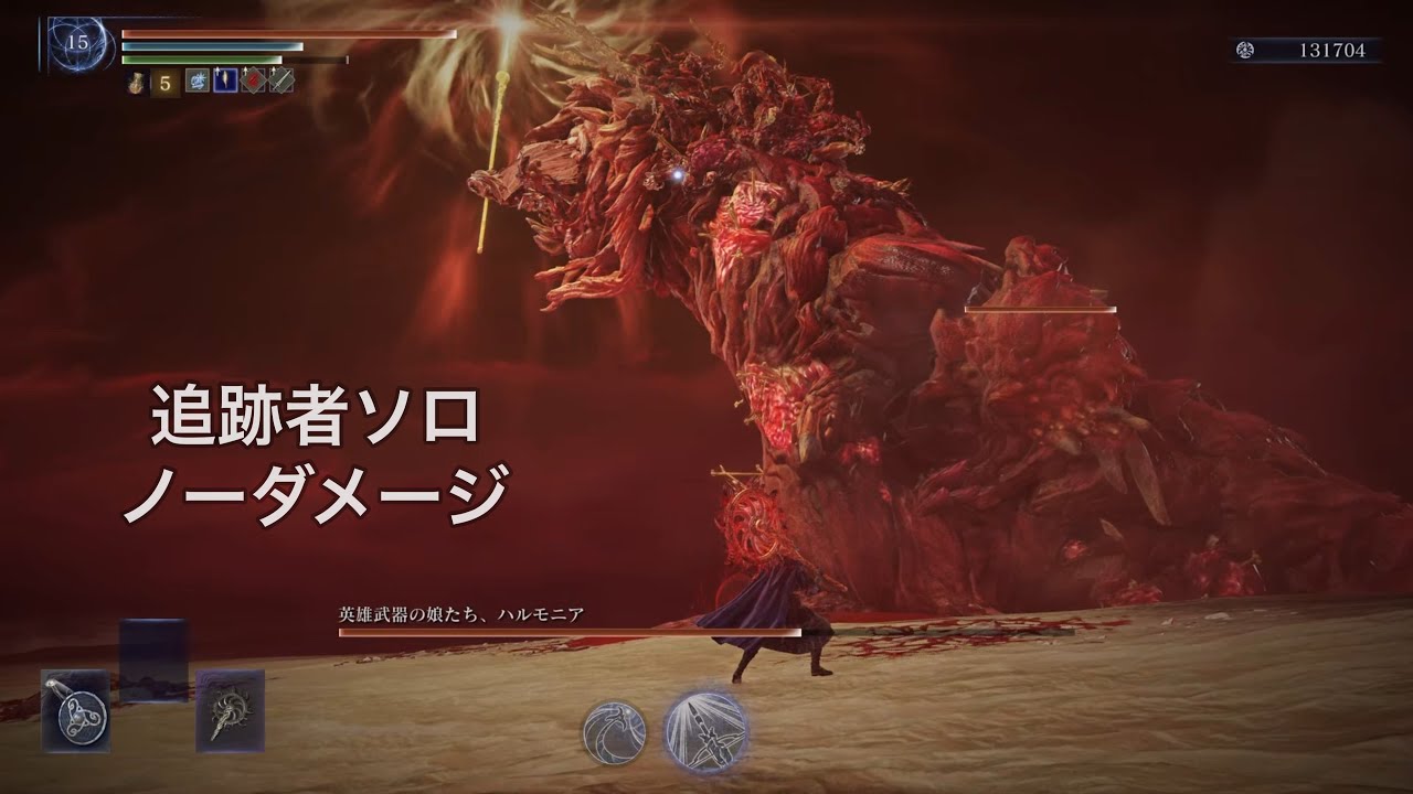 【エルデンリングナイトレイン】救いの旗手ハルモニア  追跡者ソロ  ノーダメージ