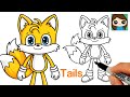 How to Draw Tails Easy | Sonic the Hedgehog