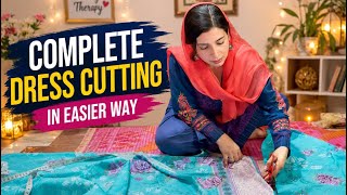 Complete Dress Cutting Tutorial for Beginners ✂️ | Easy Step-by-Step Dress Cutting at Home😍😍