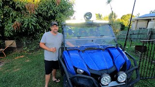 Dual roof mounted lightbars on the Yamaha Viking   installation by Southern Star Review 2,536 views 2 years ago 26 minutes