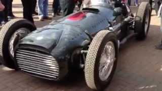 BRM V16 warming up in paddock BRM day 2012