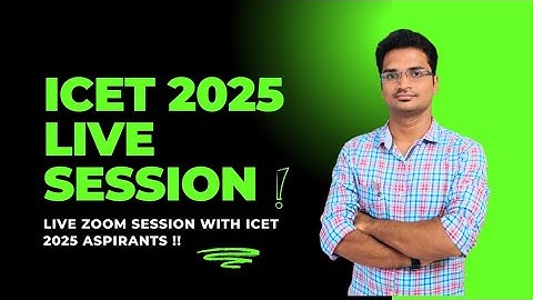TS/AP ICET 2025 Live Zoom session | Plan of Action | Strategy | Schedule Start ??