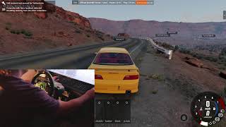 BeamNG Multiplayer LIVE stream | BeamMP Sim Wheel Drifting