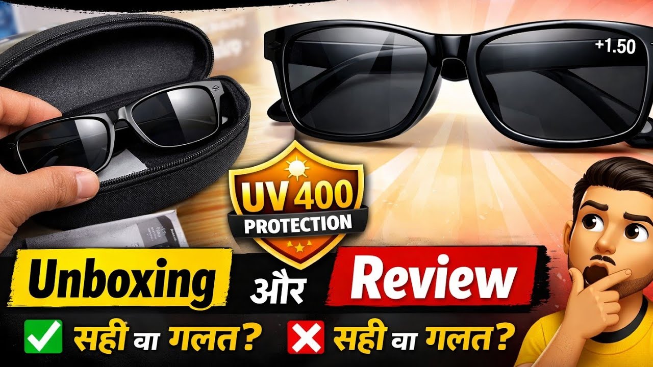 Reading Sunglasses Unboxing 😎 | UV Protection Reading Glasses Review | Worth Buying?