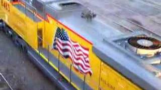 UP 8351 leading 2 other SD70ACe's @ Clinton, IA on 091406