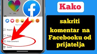 Kako sakriti komentare na Facebooku od prijatelja (2023.)