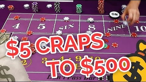From $5 to $500 POWER PRESS!! Triple Lux Craps System - Part 3