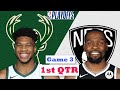 Milwaukee Bucks vs. Brooklyn Nets Full Highlights 1st Quarter Game 3 | NBA Playoffs 2021