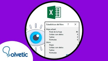 📊 Workbook statistics in Excel 2019, 2016 ✔️ VIEW