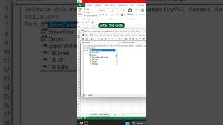 "Excel VBA Trick ⚡ Column Width Auto Fit in 1 Sec!" #vba #excel #shorts