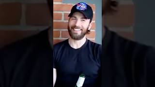 Guess his favorite drink 👀 #chrisevans