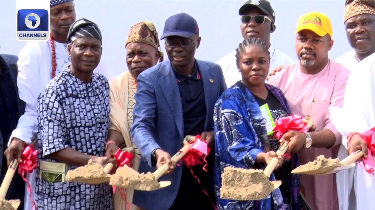 Gov Sanwo-Olu Flags Off Construction Of Biggest Food Security System And Logistics Hub, Epe