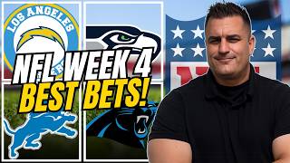Jesse's BEST NFL Week 4 BETS! Chargers vs Seahawks | Lions vs Panthers