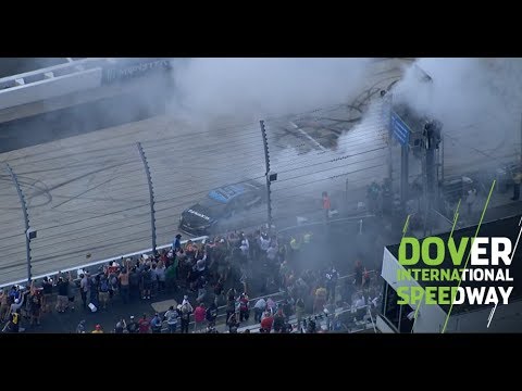 WATCH: Martin does Monster burnout at Dover
