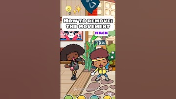 HOW to REMOVE the annoying MOVEMENT!  TUTORIAL 💡✨ #tocaboca #tutorial