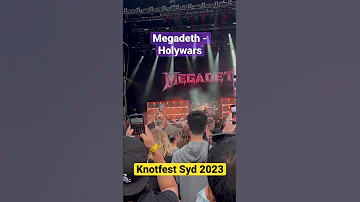 Megadeth Holy wars live 2023 Knotfest Sydney Australia