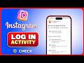 ⚙️ New SETTING | how to know login activity on Instagram