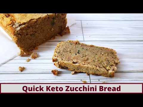 Quick And Delicious Keto Egg Free Zucchini Bread (Nut Free And Gluten Free)