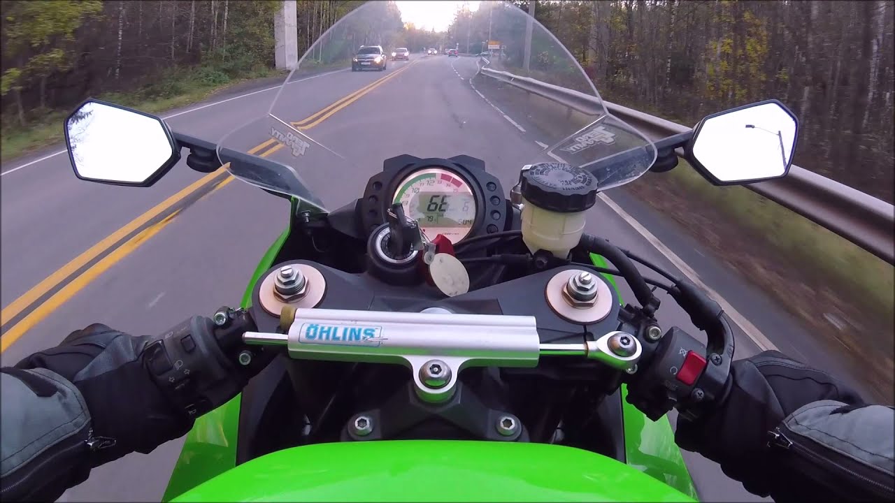 First ride on my new 2009 Kawasaki ZX10R (NOT a review) - YouTube