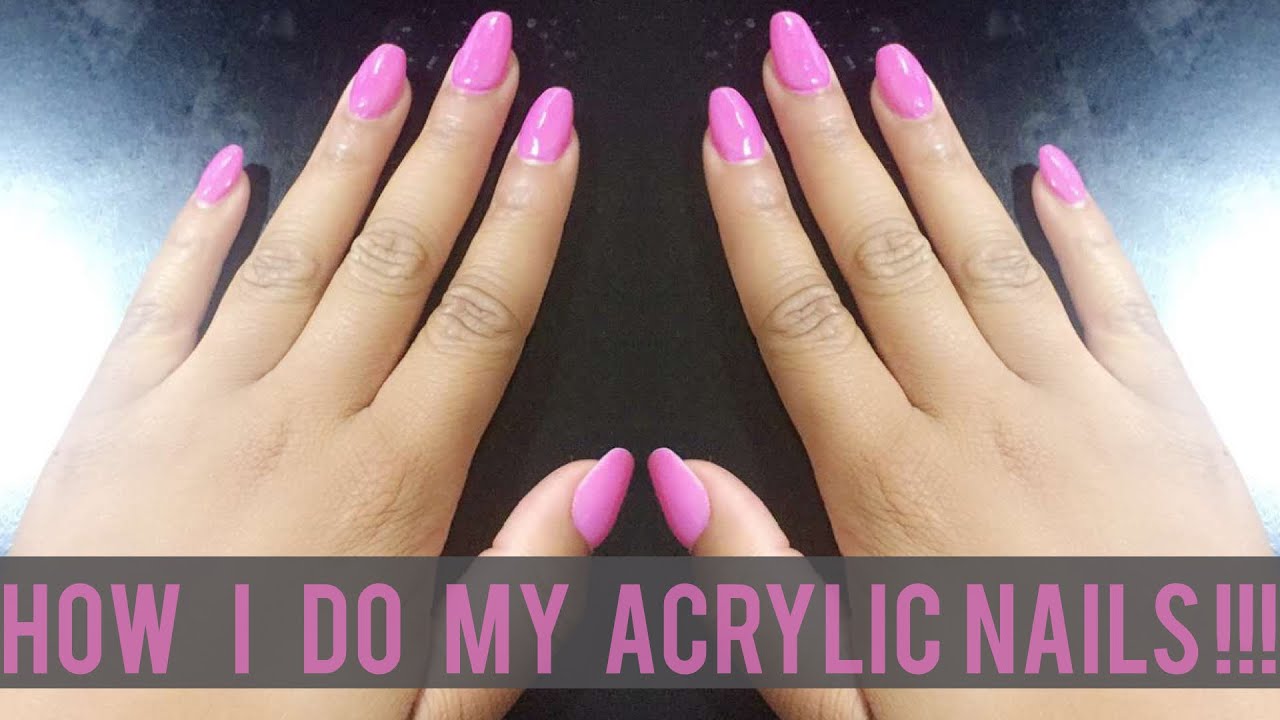 How I Do My Acrylic Nails at Home {Beginner Friendly} | BeautybyTommie ...