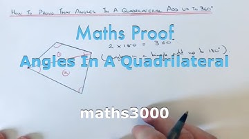 How To Prove That Angles In A Quadrilateral Add Up To 360 Degrees