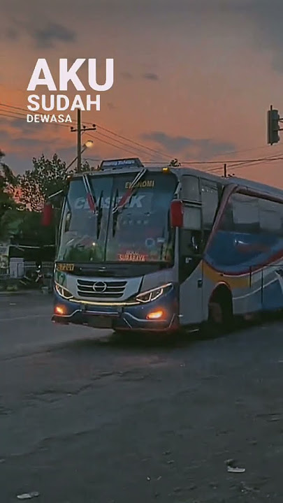 kenangan pada bus sugeng rahayu kardus balap