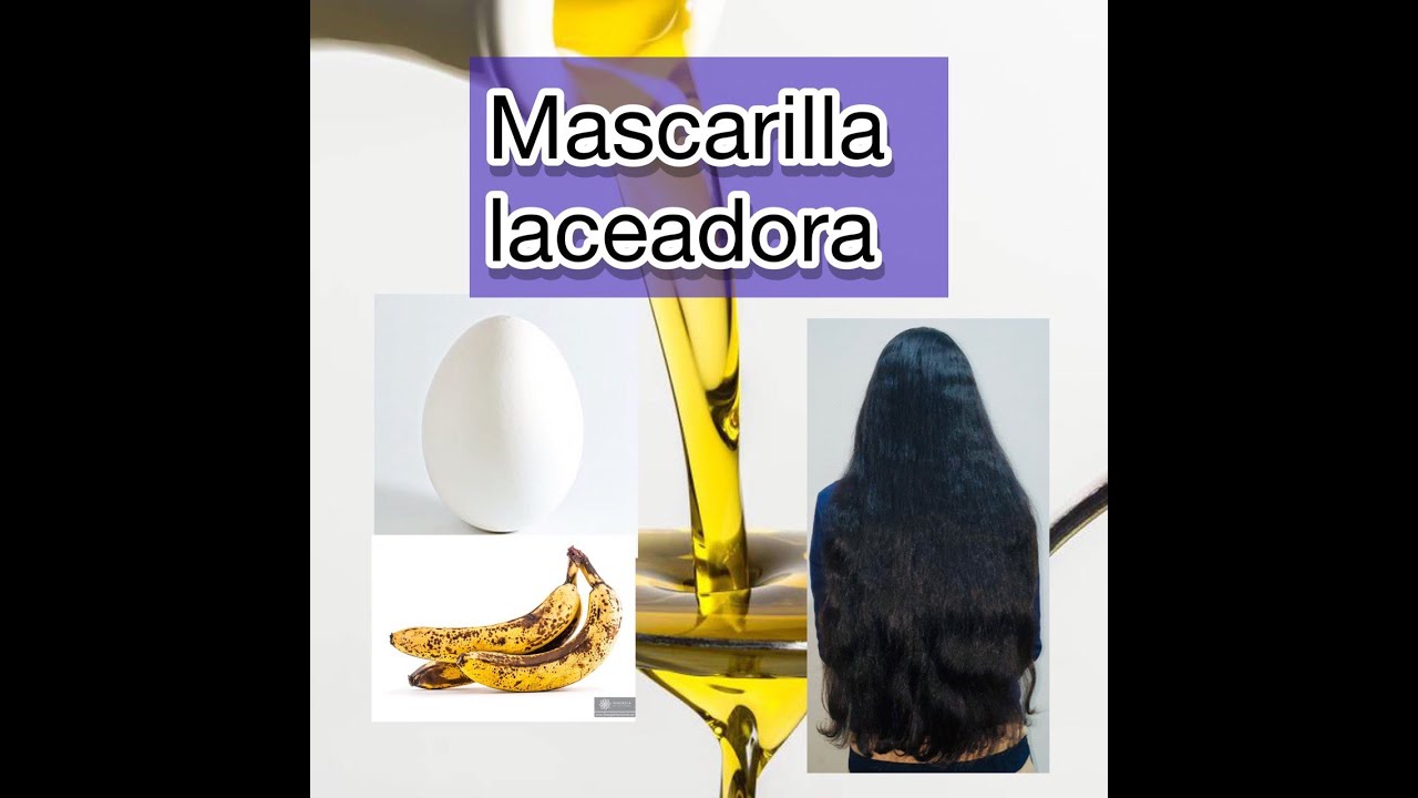 MASCARILLA LACEADORA con GUINEO,HUEVO Y ACEITE tu CABELLO quedara super LACIO e HIDRATADO