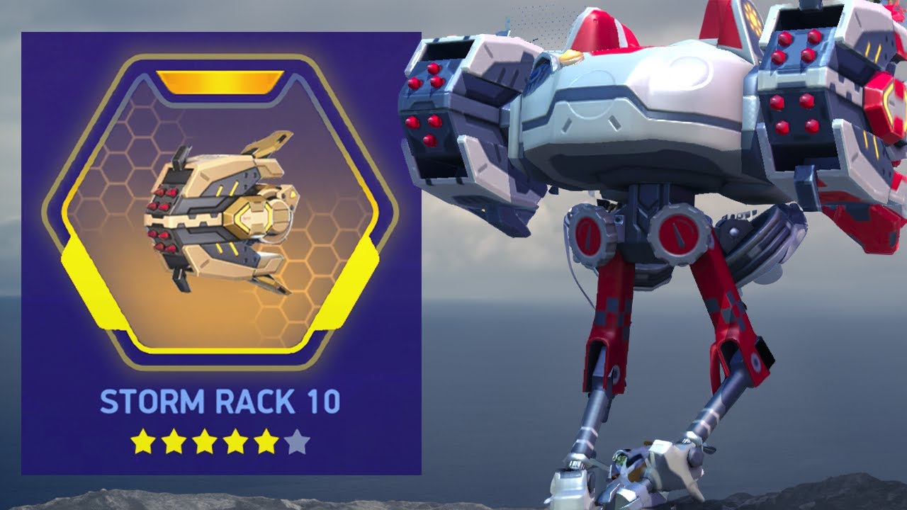 NEW Weapon Storm Rack 10 | Rocketboy MD | Mech Arena - YouTube