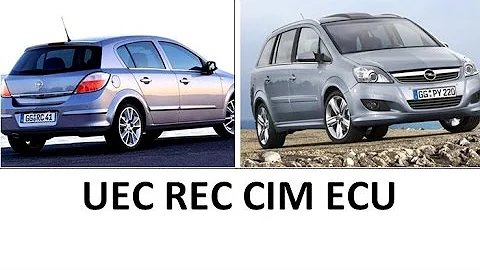 What and where is UEC, REC, CIM, ECU - Opel/Vauxhall Zafira B, Astra H