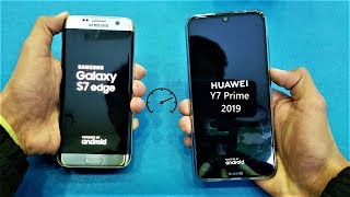 Huawei Y7 Prime (2019) vs Samsung Galaxy S7 Edge - SPEED TEST - (HD)