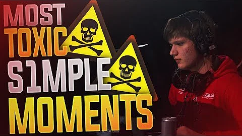 CS:GO - MOST TOXIC S1MPLE MOMENTS! (FUNNY&RAGE)