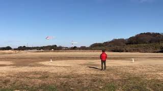 20201226-1 エンゼル模型飛行場 F3Cの練習 I井氏