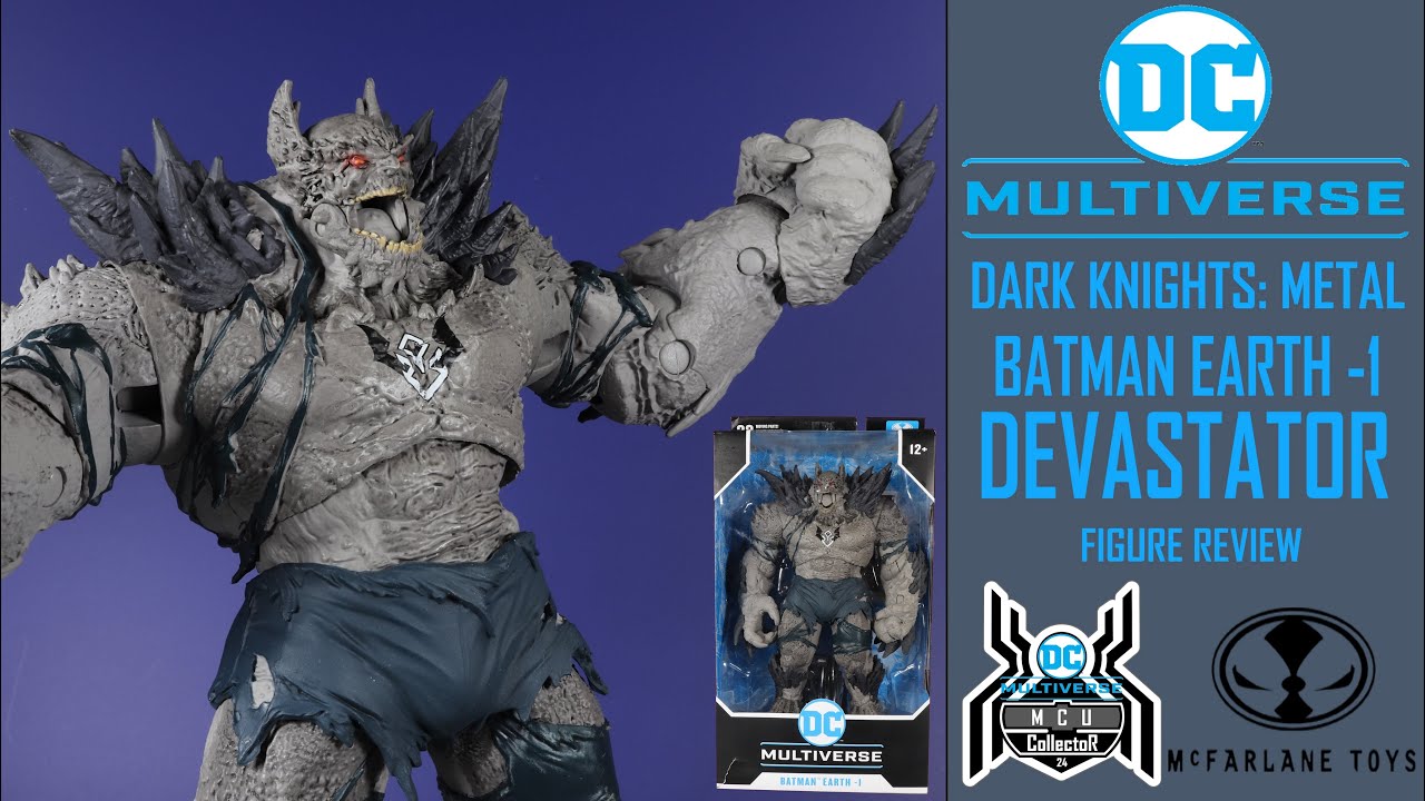 McFarlane DC Multiverse DEVASTATOR Batman Earth -1 Dark Knights Metal Figure  Review - YouTube