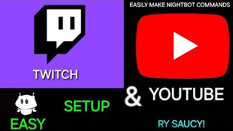 *EASILY* setup Nightbot chat commands for Twitch or Youtube!!