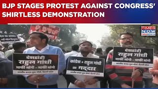BJP Stages Massive Protest Against Congress Over Shirtless Demonstration At AI Summit On February 20