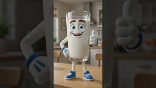 🥛 Main Doodh Hoon Re! Roz Piyo Aur Bano Super Strong 💪 | Amazing Milk Benefits 🤯 #milkpowder #food
