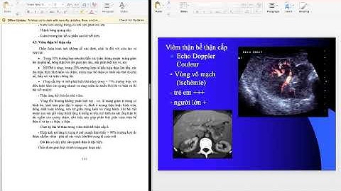 Chẩn đoán hình ảnh | Hệ tiết niệu (Phần 6) - Một số bệnh nhiễm trùng